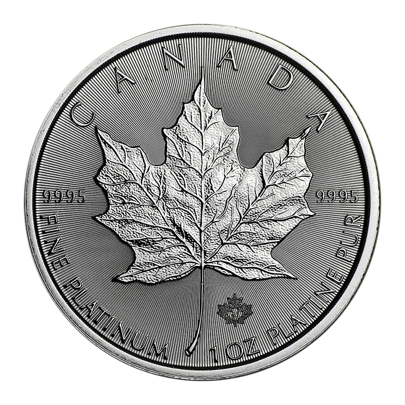 Image for 1 oz Platinum Maple Leaf Coin (2021) from TD Precious Metals